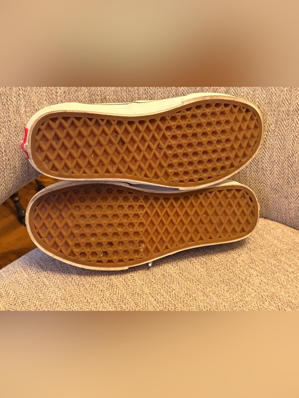 Vans Low-Top Canvas Sneakers in Pale Yellow - Picture 8 of 8